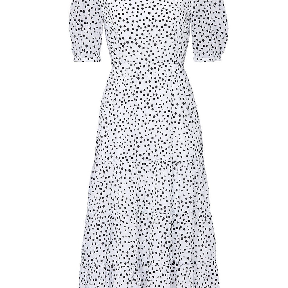 BB Dakota Black and White Midi Dress